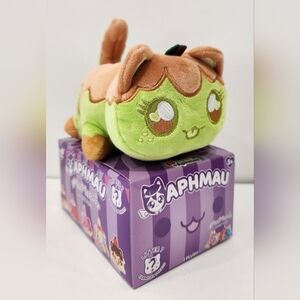 Aphmau MeeMeows Litter 7 Carnival Treats 6" Plush CARMEL APPLE CAT & Box